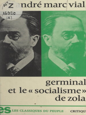 cover image of Germinal, et le socialisme de Zola